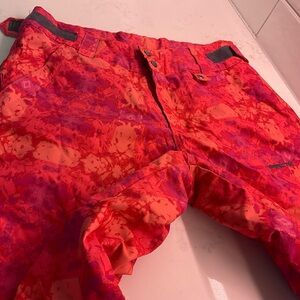 Orange and pink ski pants Arctix women’s size xl